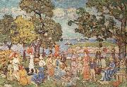 Maurice Prendergast The Promenade oil painting on canvas